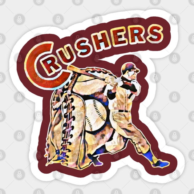 Lodi Crushers Baseball Sticker by Kitta’s Shop